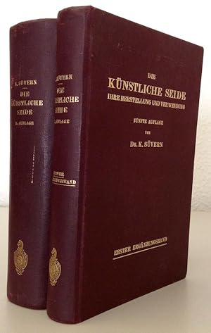 Bild des Verkufers fr Die knstliche Seide. Ihre Herstellung und Verwendung. Mit besonderer Bercksichtigung der Patentliteratur. (Und:) Erster Ergnzungsband (1926 bis einschlielich 1928). 5. stark vermehrte Auflage unter Mitarbeit von H. Frederking. 2 Bnde. zum Verkauf von Buch & Consult Ulrich Keip