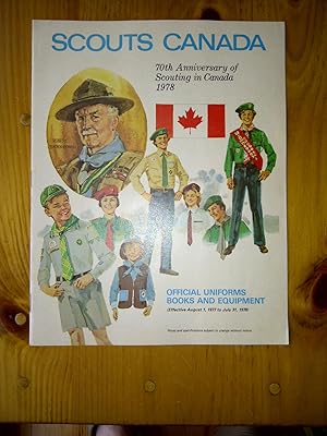 Scouts Canada Official Uniform Books And Equipment 1978