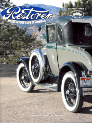 Bild des Verkufers fr The Restorer (Model A Ford Club of America) March/April 2011 zum Verkauf von Parigi Books, Vintage and Rare