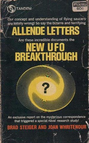 Seller image for NEW UFO BREAKTHROUGH. for sale by Black Stump Books And Collectables