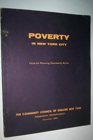 Poverty in New York City: Facts for Planning Community Action.