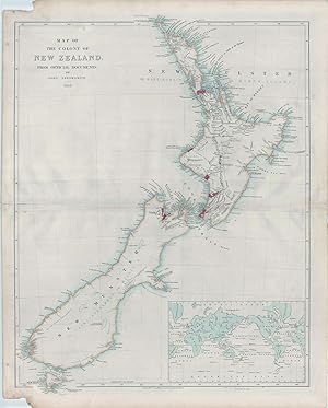 Map of the Colony of New Zealand; From Official Documents