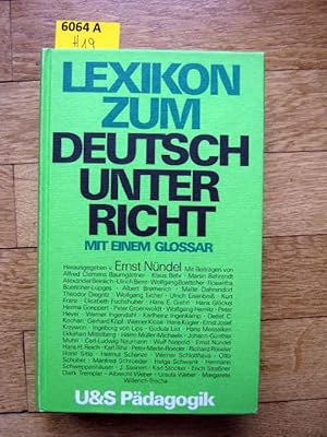 Image du vendeur pour Lexikon zum Deutschunterricht. Mit einem Glossar. mis en vente par Augusta-Antiquariat GbR