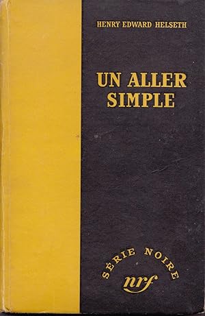 Image du vendeur pour UN ALLER SIMPLE mis en vente par secretdulivre