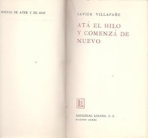 Immagine del venditore per ATA EL HILO Y COMIENZA DE NUEVO venduto da Libreria 7 Soles