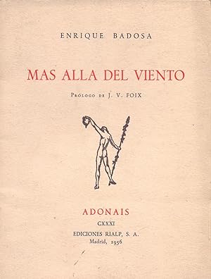 Seller image for MAS ALLA DEL VIENTO for sale by Libreria 7 Soles