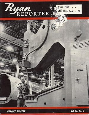 Seller image for The Ryan Reporter Volume 17, No. 5 November 9, 1956 for sale by Charles Lewis Best Booksellers