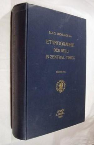 ETHNOGRAPHIE DER BELU IN ZENTRAL-TIMOR; (Volumes I and II, lacking Volume III, the atlas volume)