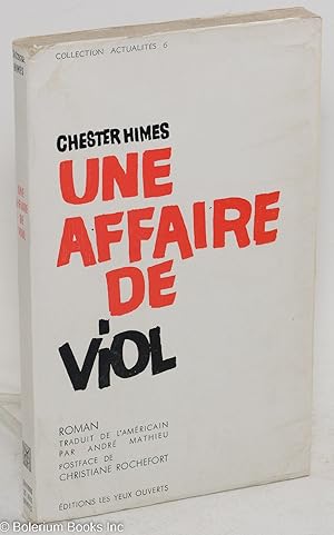 Une affaire de viol; roman