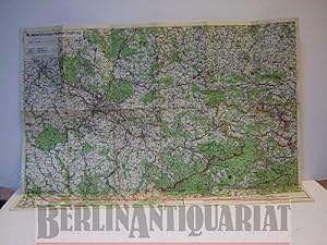 Immagine del venditore per Wanderkarte fr das Gebiet Dresden und Umgebung. Mastab 1 : 130 000. venduto da BerlinAntiquariat, Karl-Heinz Than