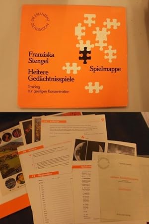 Heitere Gedächtnisspiele - Training zur geistigen Konzentration - Spielmappe