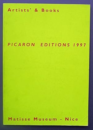 Image du vendeur pour Artists' & Book - Picaron Editions 1997 mis en vente par William Allen Word & Image