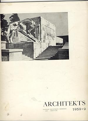 Architekts. Latvijas architektu biedribas 1959-9