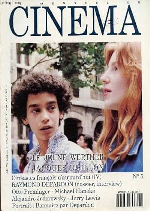 Image du vendeur pour LE MENSUEL DU CINEMA - AVRIL 1993 - N5 / LE JEUNE WERTHER, JACQUES DOILLON - CINEASTES FRANCAIS D'AUJOURD'HUI - RAYMOND DEPARDON - OTTO PREMINGER - M. HANEKE -A. JODOROWSKY - J. LEWIS - BONNAIRE PAR DEPARDON. mis en vente par Le-Livre