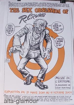 Bild des Verkufers fr THE SEX OBSESSION OF R. CRUMB; Poster for Exposition du 21 Mars 2001 au 11 Octobre 2001at Musee de l'Erotisme zum Verkauf von Alta-Glamour Inc.