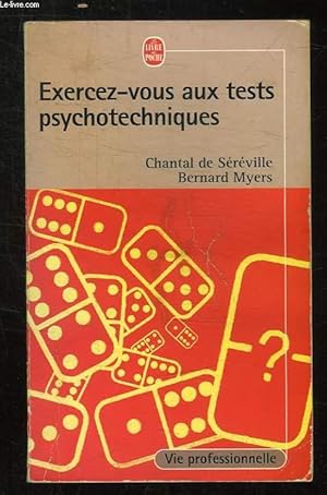 Seller image for EXERCEZ VOUS AUX TESTES PSYCHOTECHNIQUES. PASSEPORT POUR LE SUCCES. for sale by Le-Livre