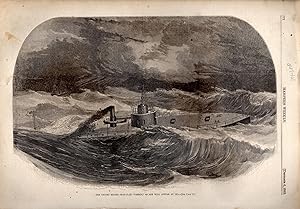 Seller image for ENGRAVING: "The United States Iron-clad "Passaic," as She Will Appear at Sea":.engraving from Harper's Weekly, December 6, 1862 for sale by Dorley House Books, Inc.
