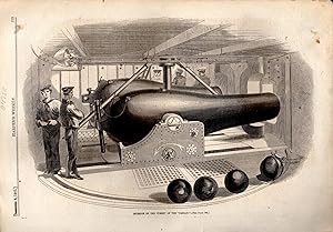 Seller image for ENGRAVING: "Interior of the Turret of the "Passaic," :.engraving from Harper's Weekly, December 6, 1862 for sale by Dorley House Books, Inc.