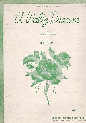 Immagine del venditore per A Waltz Dream - Piano Sheet Music venduto da ! Turtle Creek Books  !