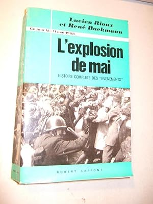 Seller image for L'explosion De Mai - Histoire Complete Des Evenements for sale by Domifasol