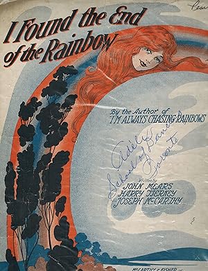 Immagine del venditore per I Found the End of the Rainbow - Vintage Sheet Music venduto da ! Turtle Creek Books  !