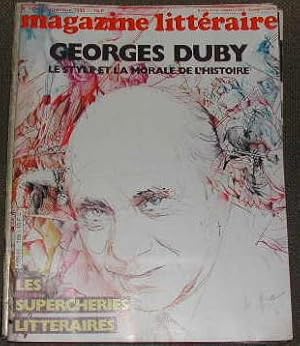 Seller image for Magazine littraire-N 189. Georges Duby: le style et la morale de l'histoire. for sale by alphabets