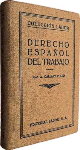 DERECHO ESPAÑOL DEL TRABAJO.