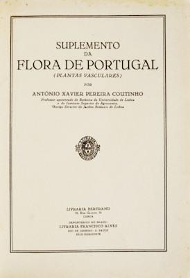 Seller image for SUPLEMENTO DA FLORA DE PORTUGAL (PLANTAS VASCULARES). for sale by Livraria Castro e Silva