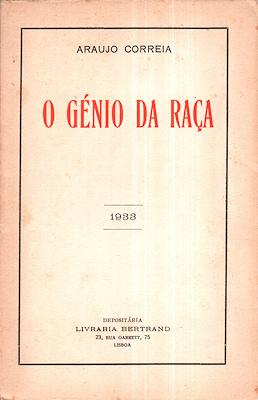 O GÉNIO DA RAÇA. 1933.