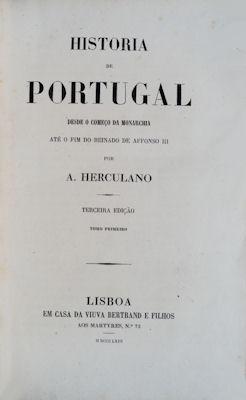 HISTÓRIA DE PORTUGAL. [2.ª, 3.ª e 5.ª EDIÇÃO]