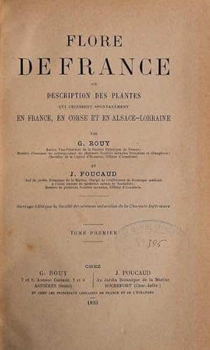et J. Foucaud. FLORE DE FRANCE