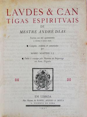 LAUDES & CANTIGAS ESPIRITUAIS