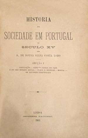 HISTORIA DA SOCIEDADE EM PORTUGAL NO SÉCULO XV.