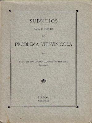 Seller image for SUBSDIOS PARA O ESTUDO DO PROBLEMA VITI-VINCOLA. for sale by Livraria Castro e Silva