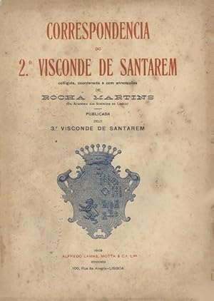 Immagine del venditore per CORRESPONDENCIA DO 2. VISCONDE DE SANTAREM venduto da Livraria Castro e Silva