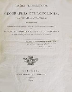 LIÇÕES ELEMENTARES DE GEOGRAPHIA E CHRONOLOGIA,