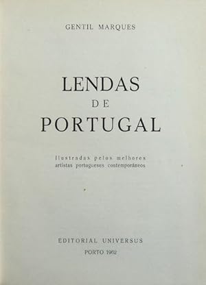 LENDAS DE PORTUGAL. [2 de 5 volumes]
