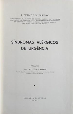 SÍNDROMAS ALÉRGICOS DE URGÊNCIA.