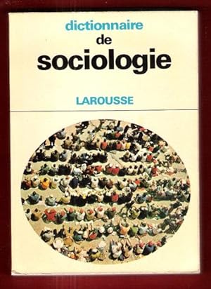 Image du vendeur pour Dictionnaire De Sociologie mis en vente par Au vert paradis du livre