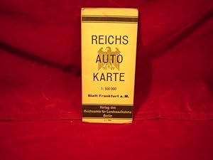Reichs-Auto-Karte. Blatt Frankfurt a. M. . Maßstab 1 : 300 000.