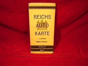 Reichs-Auto-Karte. Blatt Erfurt. Maßstab 1 : 300 000.
