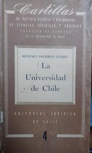 Bild des Verkufers fr La Universidad de Chile zum Verkauf von Librera Monte Sarmiento