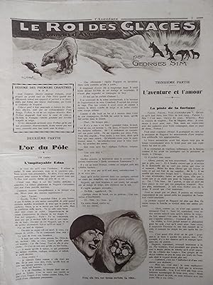 Imagen del vendedor de L'AVENTURE 1927 N 9 a la venta por Librairie l'Aspidistra