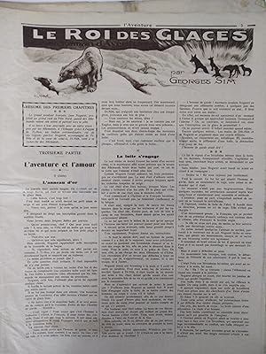 Imagen del vendedor de L'AVENTURE 1927 N 10 a la venta por Librairie l'Aspidistra