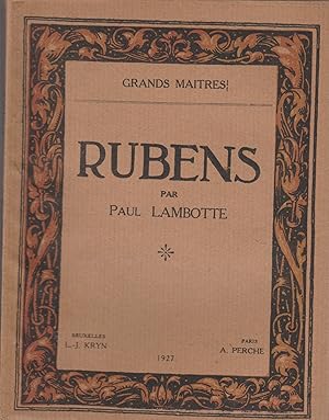 Imagen del vendedor de RUBENS a la venta por Librairie l'Aspidistra