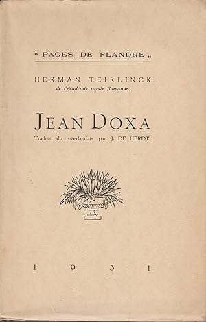 Imagen del vendedor de JEAN DOXA a la venta por Librairie l'Aspidistra