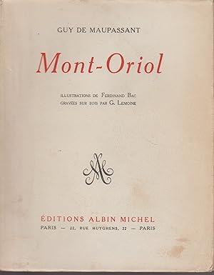 Bild des Verkufers fr MONT-ORIOL zum Verkauf von Librairie l'Aspidistra