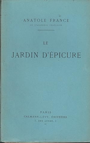 Bild des Verkufers fr LE JARDIN D'EPICURE zum Verkauf von Librairie l'Aspidistra
