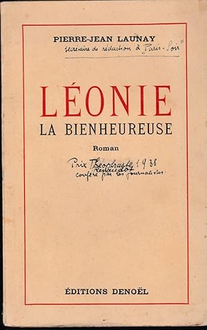 Seller image for LEONIE LA BIENHEUREUSE for sale by Librairie l'Aspidistra