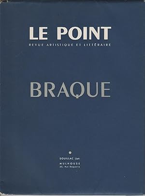 Image du vendeur pour BRAQUE -revue artistique et littraire LE PINT OCTOBRE 1953 mis en vente par Librairie l'Aspidistra